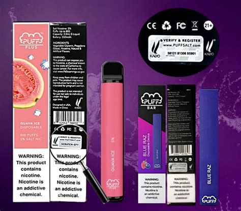 are fake puff bars safe to use